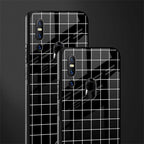 classic grid dark edition glass case for vivo v15 image-2