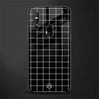 classic grid dark edition glass case for vivo v15 image