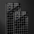 classic grid dark edition glass case for vivo v15 pro image-2