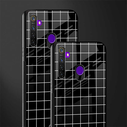 classic grid dark edition glass case for realme 5s image-2