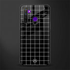 classic grid dark edition glass case for realme 5i image