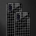 classic grid dark edition glass case for samsung galaxy a31 image-2