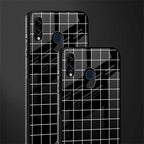 classic grid dark edition glass case for samsung galaxy m10s image-2