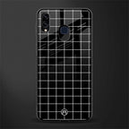 classic grid dark edition glass case for samsung galaxy m10s image