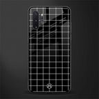 classic grid dark edition glass case for samsung galaxy note 10 plus image