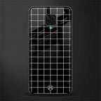 classic grid dark edition glass case for poco m2 pro image