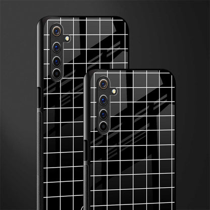 classic grid dark edition glass case for realme 6 image-2