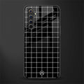 classic grid dark edition glass case for realme 6i image