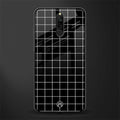 classic grid dark edition glass case for redmi 8 image