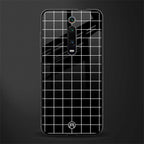 classic grid dark edition glass case for redmi k20 pro image