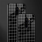 classic grid dark edition glass case for samsung galaxy s9 plus image-2