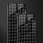 classic grid dark edition glass case for oppo a9 2020 image-2