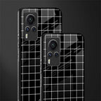 classic grid dark edition glass case for vivo x60 pro image-2