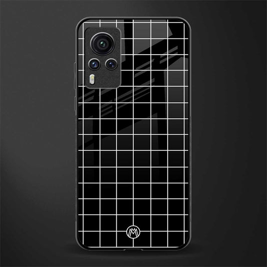 classic grid dark edition glass case for vivo x60 pro image