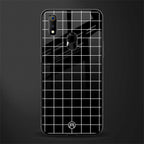 classic grid dark edition glass case for realme 3 pro image