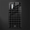 classic grid dark edition glass case for realme x2 image