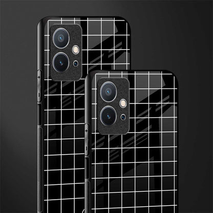 classic grid dark edition glass case for vivo y75 5g image-2