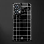 classic grid dark edition back phone cover | glass case for realme 9 pro 5g