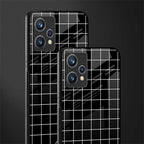 classic grid dark edition glass case for realme 9 pro plus 5g image-2