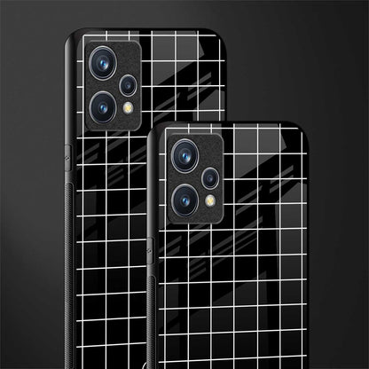 classic grid dark edition glass case for realme 9 pro plus 5g image-2