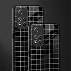 classic grid dark edition glass case for poco m4 pro 5g image-2