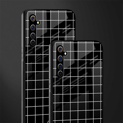 classic grid dark edition glass case for realme x50 pro image-2