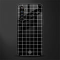 classic grid dark edition glass case for realme x50 pro image