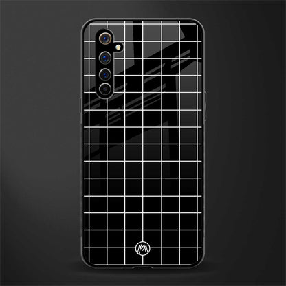 classic grid dark edition glass case for realme x50 pro image