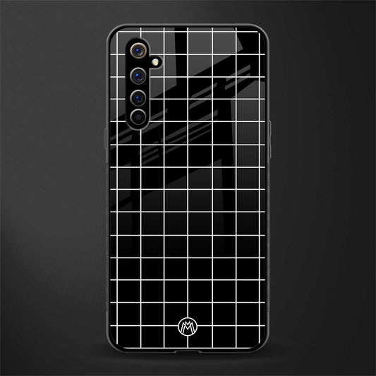 classic grid dark edition glass case for realme x50 pro image