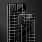 classic grid dark edition glass case for samsung galaxy s10 lite image-2