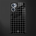 classic grid dark edition glass case for oneplus nord ce 2 5g image
