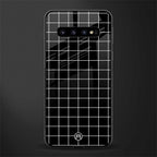 classic grid dark edition glass case for samsung galaxy s10 image