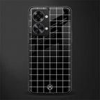 classic grid dark edition glass case for phone case | glass case for oneplus nord 2t 5g