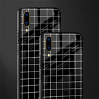 classic grid dark edition glass case for vivo v11 pro image-2