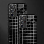 classic grid dark edition glass case for samsung galaxy note 20 ultra 5g image-2
