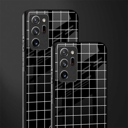 classic grid dark edition glass case for samsung galaxy note 20 ultra 5g image-2
