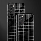 classic grid dark edition glass case for samsung galaxy note 20 image-2