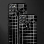 classic grid dark edition glass case for realme narzo 20 image-2