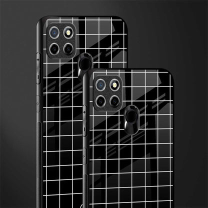 classic grid dark edition glass case for realme c25 realme c25s image-2