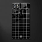 classic grid dark edition glass case for realme narzo 30a image