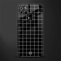 classic grid dark edition glass case for realme c25 realme c25s image