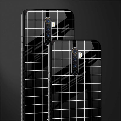 classic grid dark edition glass case for realme x2 pro image-2