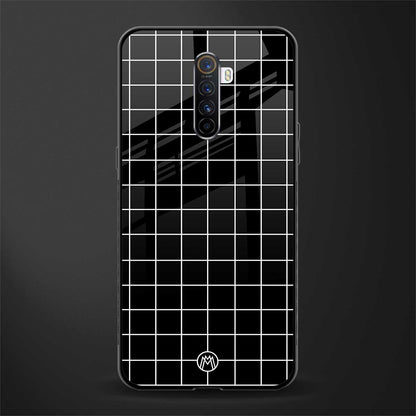 classic grid dark edition glass case for realme x2 pro image