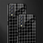 classic grid dark edition glass case for vivo y20 image-2