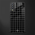 classic grid dark edition glass case for vivo y20i vivo y20t image