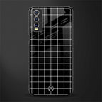 classic grid dark edition glass case for vivo y20i vivo y20t image