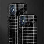 classic grid dark edition glass case for vivo v17 image-2