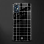 classic grid dark edition glass case for vivo v17 image