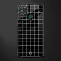 classic grid dark edition glass case for realme 7i image