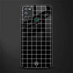 classic grid dark edition glass case for realme 7i image